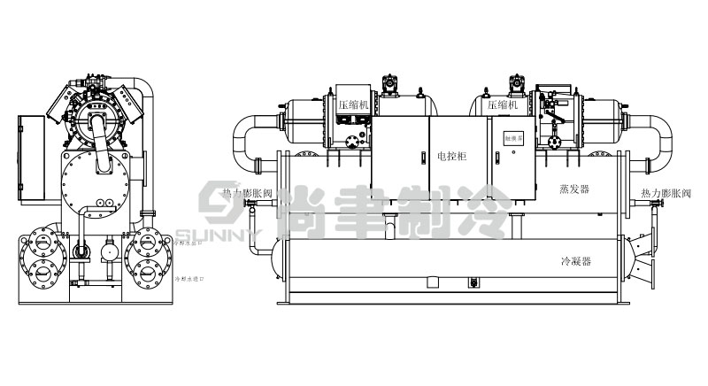 冷水機(jī)組部件示意?Model2.jpg